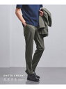 UNITED ARROWS PERTEX/ノープリーツパンツ COZY -ウォッシャブル・ストレッチ- ユナイテッドアローズ スーツ・フォーマル スーツパンツ カーキ グレー ネイビー【送料無料】