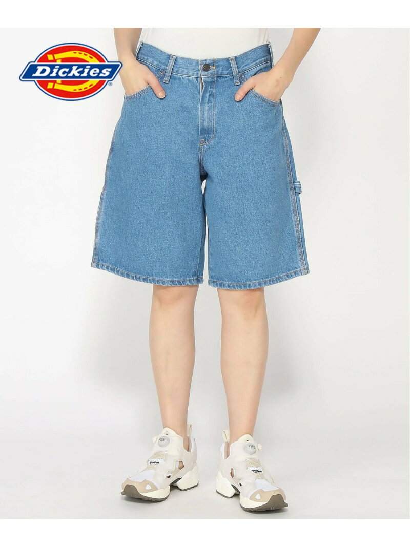 【SALE／40%OFF】Dickies DICKIES/(U)DX401 MODEL DENIM CARPAINTER'S SHORTS ハンドサイン パンツ ジーンズ・デニムパンツ ネイビー ブルー【RBA_E】【送料無料】