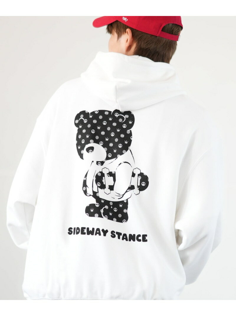 【SALE／25%OFF】SIDEWAY STANCE SIDEWAY STANCE サイドウェイスタンス モノグラムベア パーカー イン..