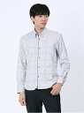 【SALE/42%OFF】TAKA-Q ストレッチ ドビーチェック ボタンダウン長袖シャツ タカキュー トップス シャツ・ブラウス ホワイト グレー ネイビー【...