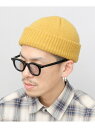 QUARTER GALLERY ニット帽 メンズ ニットキャップ 帽子 ニットワッチ 無地 シンプル 秋 冬 エー.エム.エス. 帽子 ニット帽・ビーニー ブラ...