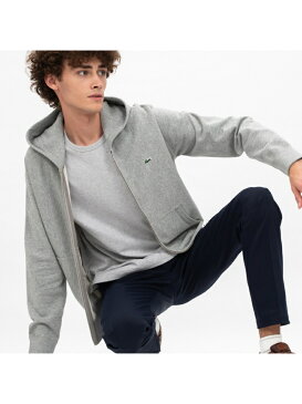 LACOSTE プレミアムジップアップスウェットパーカー ラコステ カットソー【送料無料】