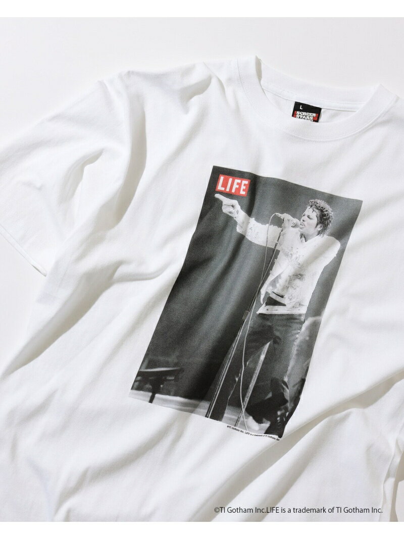BEAMSTLIFE/MichaelJacksonT-shirt22SSビームスTカットソーTシャツホワイト【送料無料】