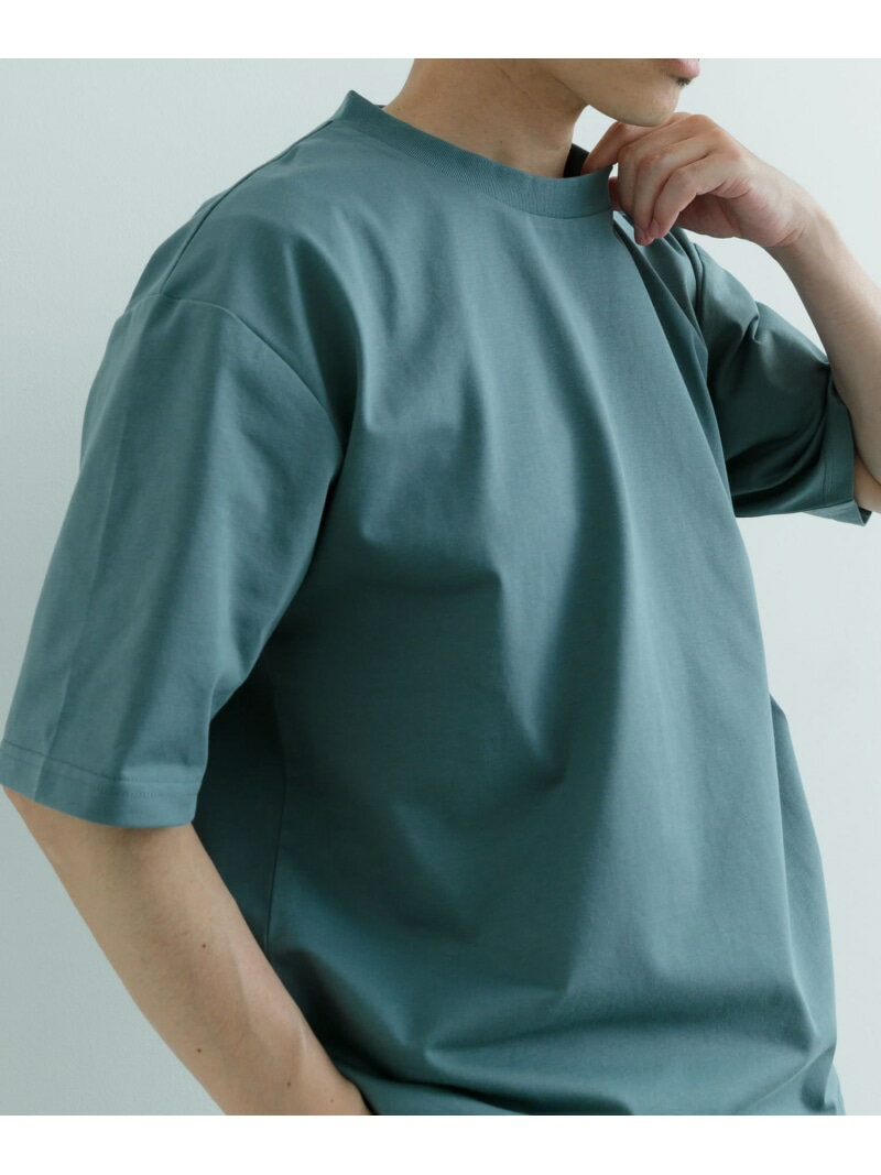 【SALE/50%OFF】URBAN RESEARCH ITEMS 『吸水速乾/接触冷感/UVカット』SORONA多機能 クルーネックTシャツ アーバンリサーチアイテムズ トップス カットソー・Tシャツ グレー ホワイト【RBA_E】