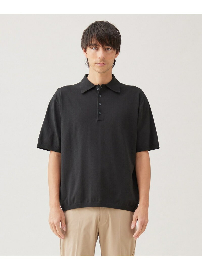 【SALE／30%OFF】UNFILO MENS スゴ機能美 ニット ポロシャツ【ギフトにもおすすめ】 アンフィーロ トップス ニット カーキグリーン グリーン ベージュ ブラック【RBA_E】【送料無料】