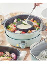 Toffy Toffy/(U)【Toffy/トフィー】 電気グリル鍋 トフィーストア 食器・調理器具・キッチン用品 キッチン家電 ブルー ホワイト【送料無料】