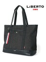 【SALE/5%OFF】LiBERTO EDWIN トートバッグ メンズ ビジネス 大容量 カジュアル 通勤 通学 マルカワ バッグ トートバッグ ネイビー グ...