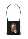 A BATHING APE BAPE ONLINE SACOCHE -ONLINE EXCLUSIVE- ア ベイシング エイプ バッグ ショルダーバッグ ブラック ネイビー ホワイト【..