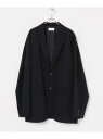 URBAN RESEARCH ATON HIGH TWIST WOOL JACKET アーバンリサーチ ジャケット・アウター テーラードジャケット・ブレザー ブラック ネイビー【送料無料】
