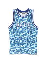 A BATHING APE ABC CAMO BASKETBALL TANK TOP ア ベイシング エイプ トップス ノースリーブ・タンクトップ ブルー グリーン【送料無料】