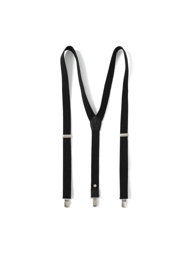International Gallery BEAMS MASTER&Co. * International Gallery BEAMS / 別注 クリップ サスペンダー ビームス メン ファッション雑貨 ベルト ブラック ブラウン【送料無料】