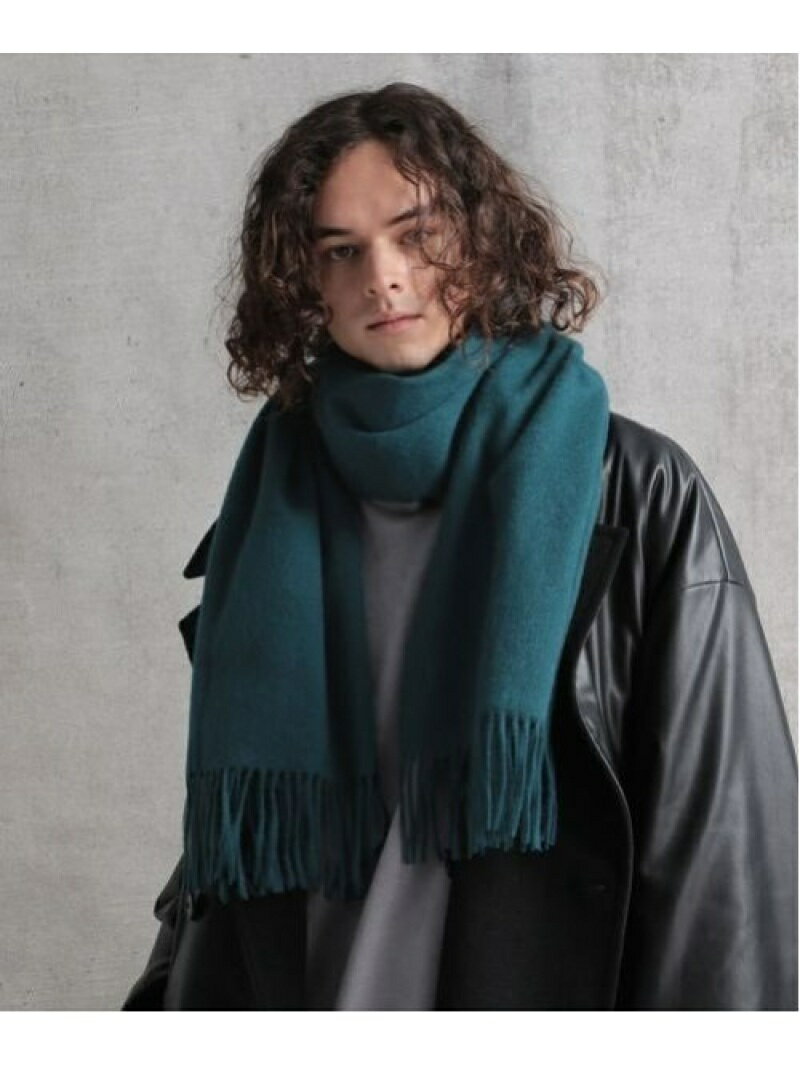 HARE (M)ウールカシミヤマフラー ハレ ファッション雑貨 マフラー・ストール・ネックウォーマー ブラック ベージュ グリーン【送料無料】のサムネイル