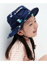 KiU KiU/キウ KIDS SUNSHSDE HAT ゴースローキャラバン 帽子 ハット ブラック ブルー