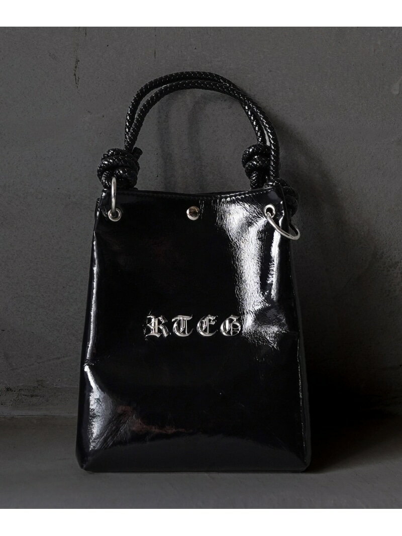 Retro Engine RTEG Z.T Leather BAG アダムスジャグラー バッグ ハンドバッグ ブラック シルバー【送料..