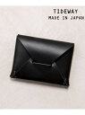 TIDEWAY TIDEWAY/ENVELOPE CARD CASE カードケース 名刺入れ 本革 リアルレザー 日本製 MADE IN JAPAN ギフト タ...