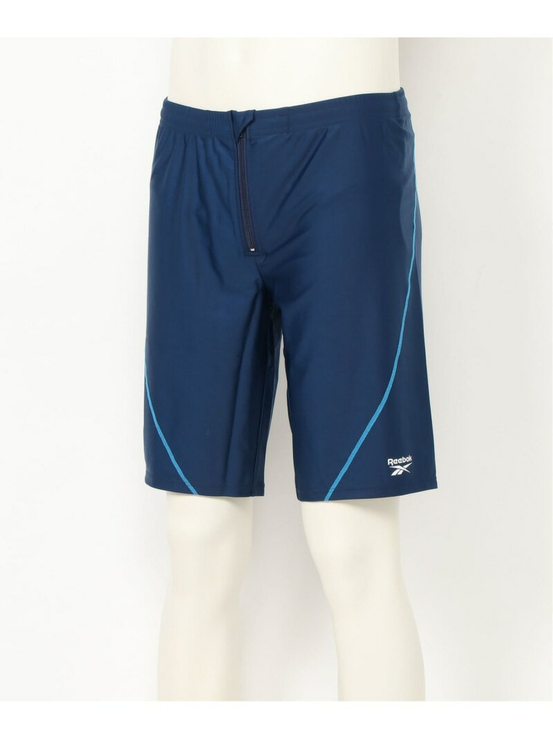【SALE／28%OFF】Reebok Reebok/(M)フロントジップルーズスパッツ ニッキー 水着・スイムグッズ 水着 ブルー グレー ブラック ネイビー【RBA_E】