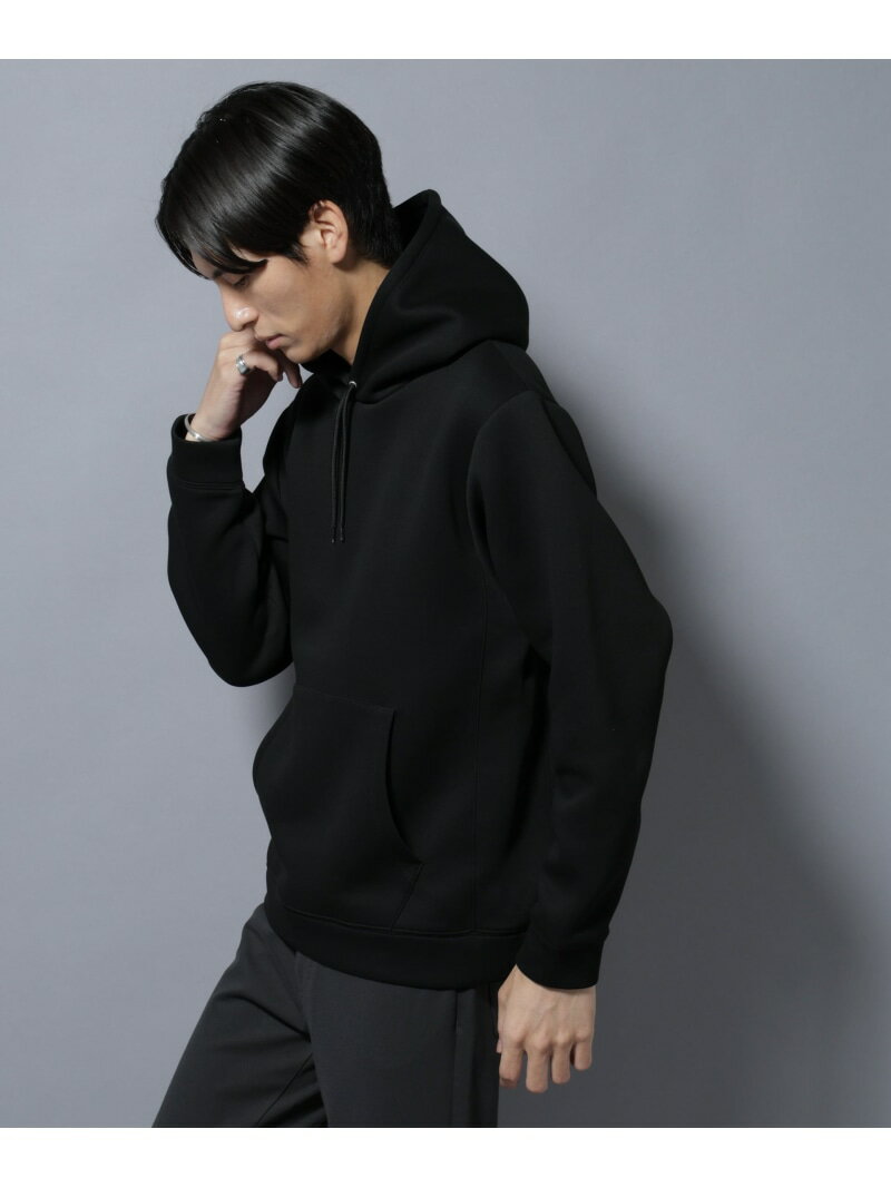 【SALE／25%OFF】NANO universe パネルダンボールフーディー 長袖(セットアップ可) ナノユニバース トップス カットソー・Tシャツ ブラック グレー ホワイト【RBA_E】【送料無料】