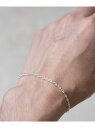 SENTI FINE MARINA CHAIN BRACELET SV マリーナチェーン細ブレスレット シルバー コンポジット アクセサリー・腕時計 ブレスレッ...