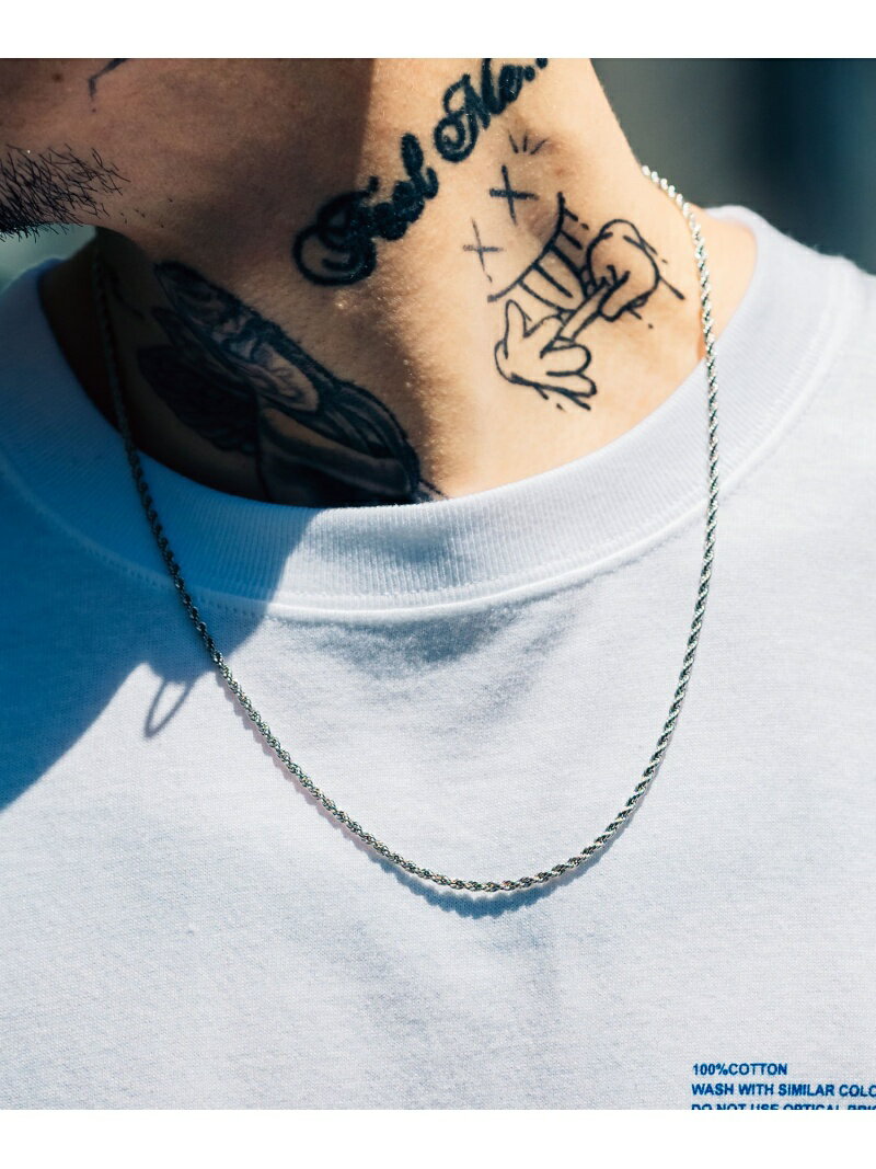 サブサエティー Subciety BRASS ROPE CHAIN NECKLACE サブサエティ アクセサリー・腕時計 ネックレス シルバー ゴールド【先行予約】*【送料無料】