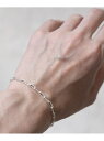 SENTI FINE AZUKI CHAIN BRACELET SV アズキチェーン細ブレスレット シルバー コンポジット アクセサリー・腕時計 ブレスレット・...