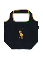 POLO RALPH LAUREN POLO RALPH LAUREN 折り畳みバッグ インターモードカワベ バッグ エコバッグ・サブバッグ ネイビー ブラック