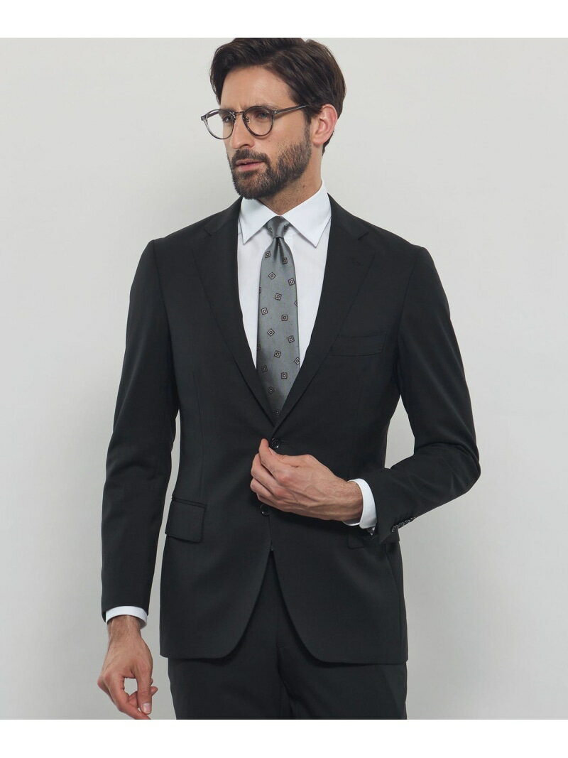 【SALE／27%OFF】MACKINTOSH LONDON 【WEB・一部店舗限定】【NEW BRIDGE】Super100's ツイルスーツ マッキントッシュ ロンドン スーツ・フォーマル スーツジャケット ネイビー ブラック【RBA_E】【送料無料】