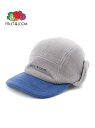 【SALE/40%OFF】FRUIT OF THE LOOM FRUIT OF THE LOOM/(U)FLEECE 耳当て付き CAP ハンドサイン 帽子 キ...