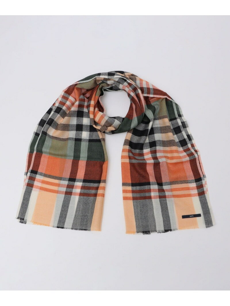 【SALE／50%OFF】SHIPS MEN Qadri: INDIA WOOL/SILK STOLE シップス ファッション雑貨 マフラー・スト..