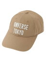 CONVERSE TOKYO FELT PATCH LOGO CAP コンバーストウキョウ 帽子 キャップ ブラック ベージュ グレー【送料無料】