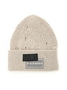MM6 Maison Margiela ロゴ パッチ ビーニー エムエムシックス 帽子 ニット帽・ビーニー ブラウン ベージュ【送料無料】