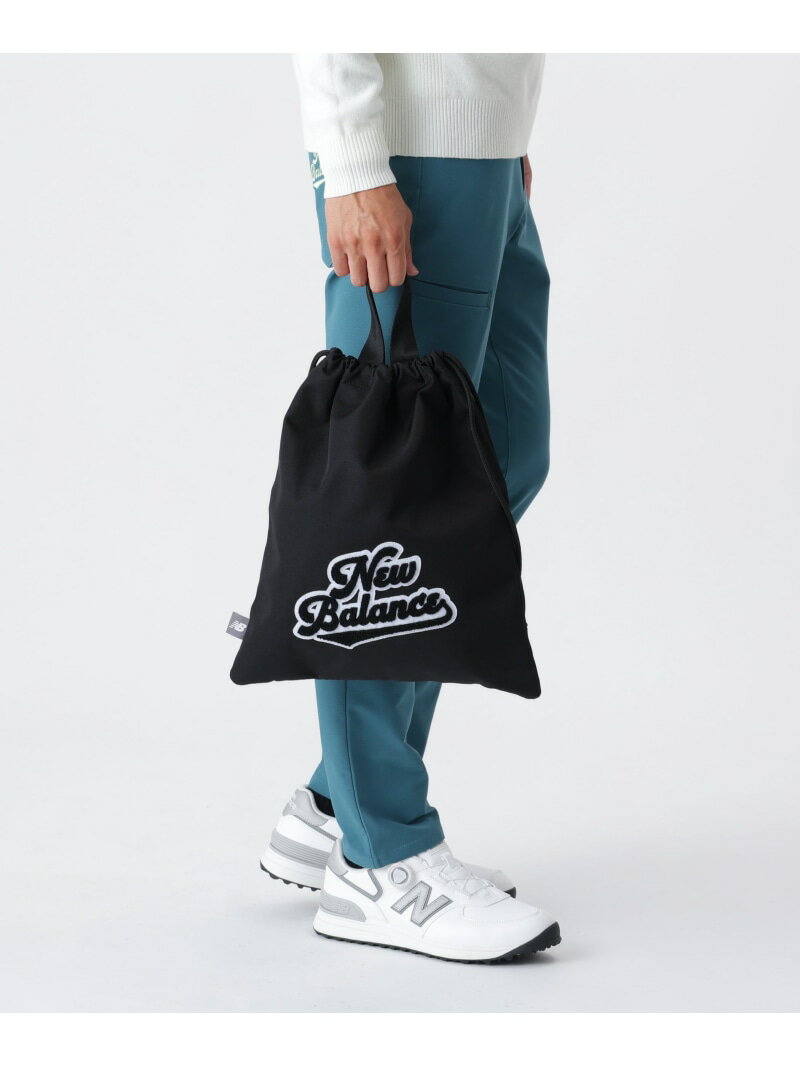 New Balance Golf スクリプトロゴ シューズロゴ (UNISEX) ニューバランスゴルフ スポーツ・アウトドア用品 ゴルフグッズ ベージュ ブラック【送料無料】
