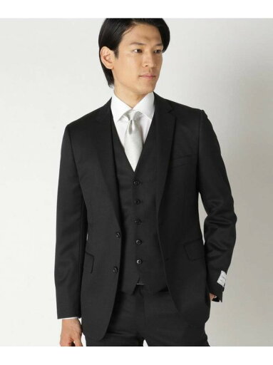 CROWDED CLOSET NARROW ブラックスーツ/別売りベストあり/2ピースセットアップスーツ メンズ ビギ スーツ・フォーマル セットアップスーツ ブラック【送料無料】 CROWDED CLOSET NARROW ブラックスーツ/別売りベストあり/2ピースセットアップスーツ メンズ ビギ スーツ・フォーマル セットアップスーツ ブラック【送料無料】
