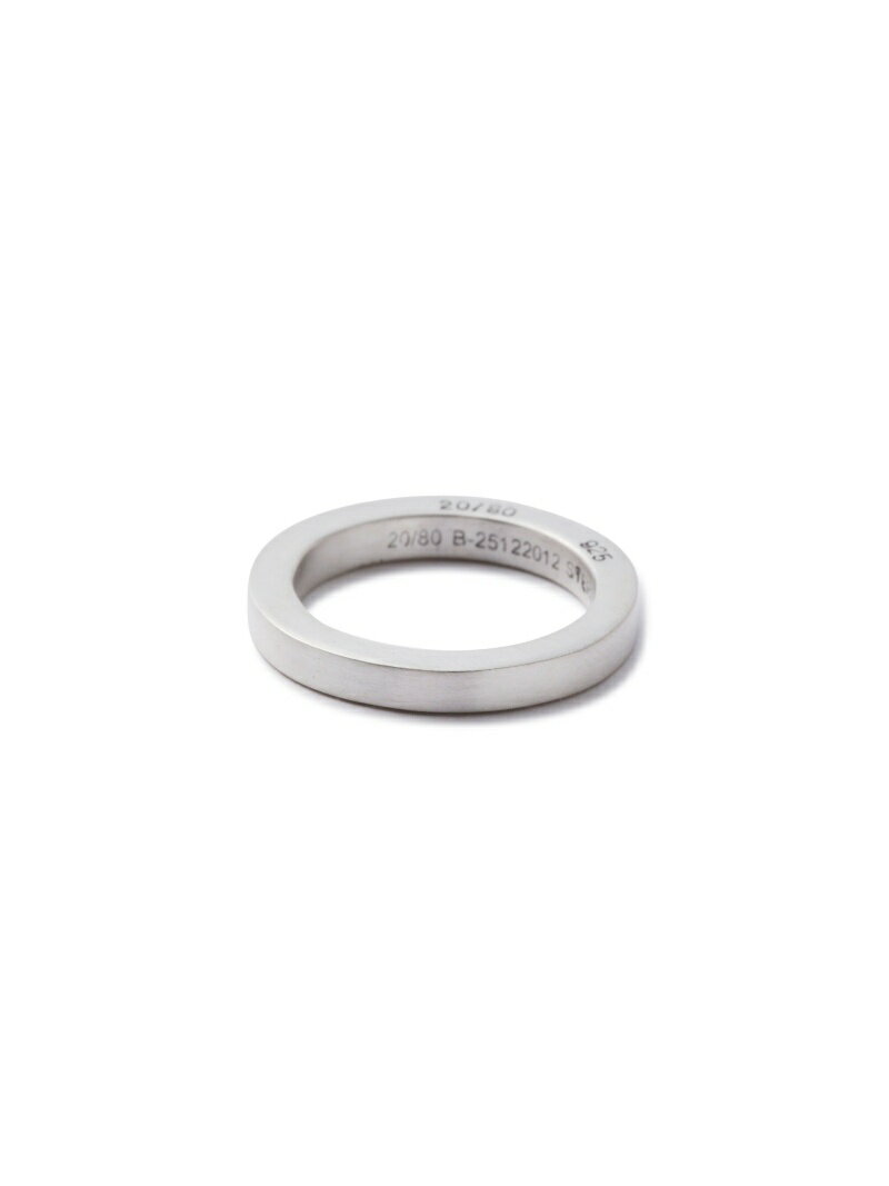 LHP 20/80/gDGeB[GCeB[/STERLING SILVER SQUARE RING 3mm WIDTH GGC`s[ t@bVG ̑̃t@bVG Vo[yz