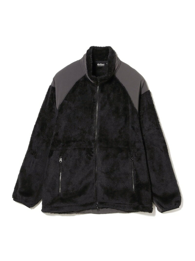 BEAMS WILD THINGS / LEVEL3 SHAGGY JACKET ビームス メン ジャケット・アウター ブルゾン・ジャンパー ブラック【送料無料】