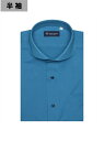 BRICK HOUSE by Tokyo Shirts 【持続涼感】 COOL SILVER(R) ホリゾンタルワイド 半袖 形態安定 ニットシャツ BM01I...