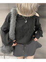 nmtc + 【nmtc +】shoulder belt graphic sweatshirts ワンショルダー ロゴスウェット ネバーマインドザエックスユー/チカシツプラス トップス シャツ・ブラウス ベージュ ホワイト グレー【送料無料】