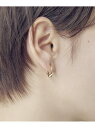【SALE/1%OFF】GOLDY GOLDY/ニュアンス フープ ワンタッチ イヤリング 2240501 セットアップセブン アクセサリー・腕時計 イヤリング...