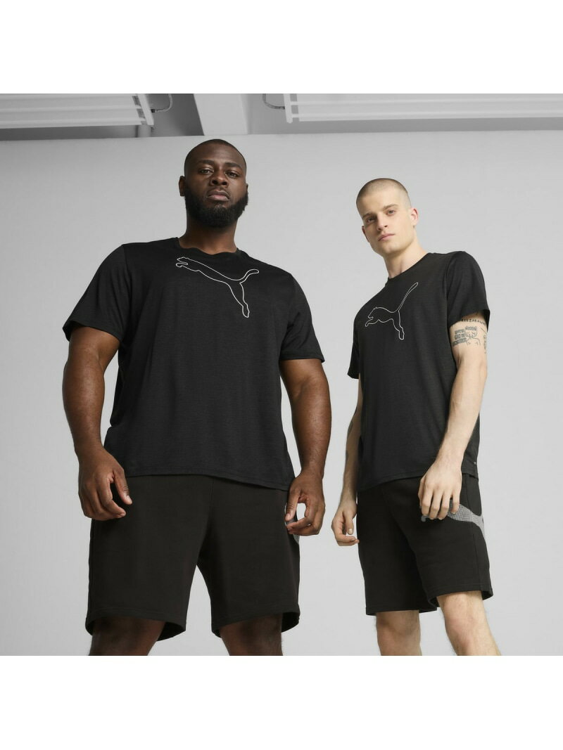 PUMA メンズ トレーニング TAD エッセンシャル ヘザー キャット 半袖 Tシャツ プーマ トップス カット..