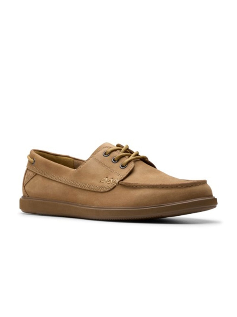 クラークス ビジネスシューズ メンズ Clarks Clarks 699J Bratton Boat ブラトンボート サンド ビジネスシューズ クラークス リーガル フットコミュニティー シューズ・靴 モカシン・デッキシューズ ブラウン【送料無料】