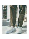 alfredoBANNISTER 【MASTER KICKS】厚底シャークソール レザー メッシュ型押し スリッポ アルフレッド・バニスター シューズ・靴 スニ...