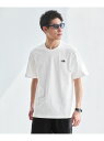 【SALE/10%OFF】UNITED ARROWS green label relaxing <THE NORTH FACE>ショートスリーブ フラッシュド ヌプシ コットン Tシャツ ユナイテッドアローズ グリーンレーベルリラクシング トップス カットソー・Tシャツ グレー ブラック ホワイト【RBA_E】【送料無料】
