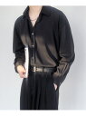 【SALE/23%OFF】NOWLE NOWLE/(M)【NOWLE】長袖 シフォン風 とろみシャツ チェルカ トップス シャツ・ブラウス ブラック ホワイト グレー【RBA_E】