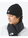 UNITED ARROWS green label relaxing ＜THE NORTH FACE＞ロゴ ビーニー ユナイテッドアローズ グリーンレーベルリラクシング 帽子 ニット帽 ビーニー ブラック グレー ベージュ ブラウン レッド イエロー カーキ ネイビー パープル【送料無料】