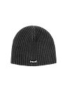 HUF TWO TONE BEANIE / HUF ハフ ビーニー ニットキャップ ハフ 帽子 ニット帽・ビーニー ブラック パープル【送料無料】