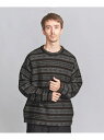 【SALE/40%OFF】BEAUTY&YOUTH UNITED ARROWS ダークカラー フェアアイル リブレス クルーネック ニット ユナイテッドアローズ...