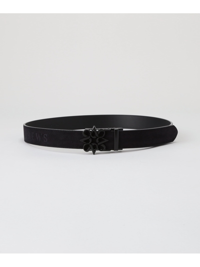 St ANDREWS ケルトスライドバックルロゴベルト (UNISEX) セントアンドリュース ファッション雑貨 ベルト ベージュ ブラック【送料無料】(4)