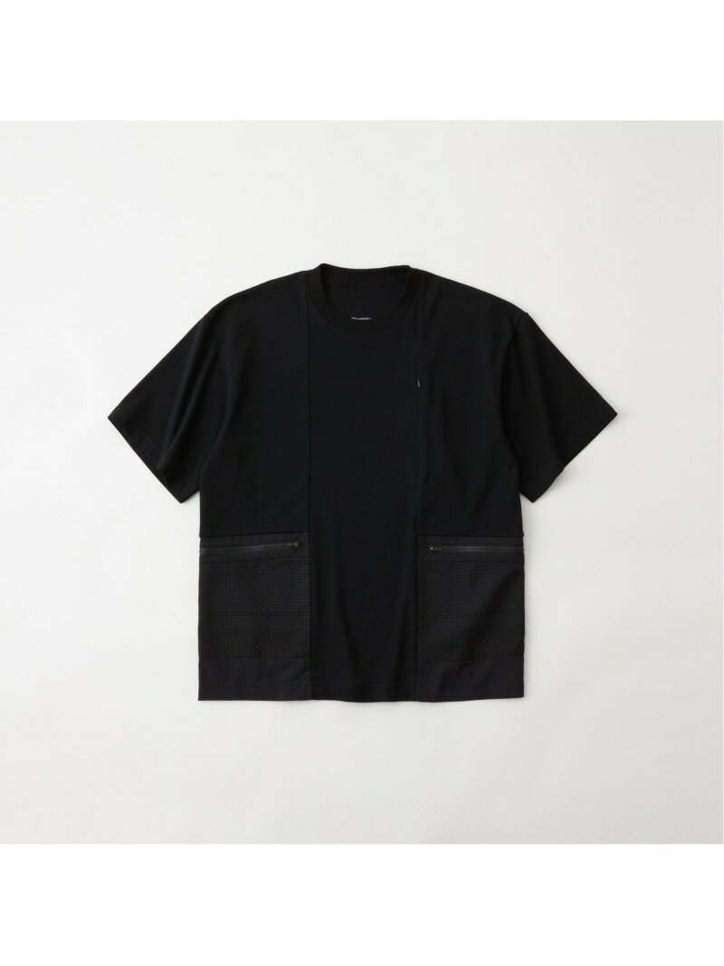 BLK BLK/(M)SIDE POCKET T-SHIRT ホワイトマウンテニアリング トップス カットソー・Tシャツ ブラック【送料無料】