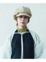 ORIENT MILLINERY Kojima Denim Casquette オリエント ミリナリー 帽子 キャスケット ベージュ ブラック【送料無料】