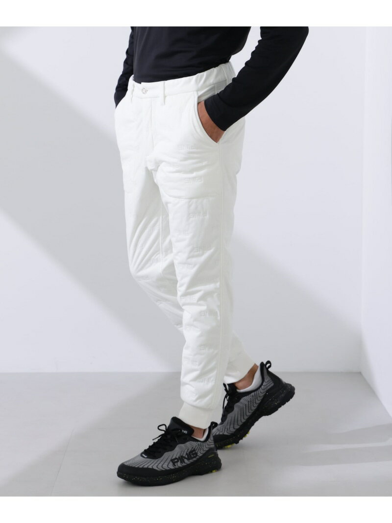 PING APPAREL ピンソニックキルト/ダンボール ハイブリットジョガーパンツ ＜GOLD＞ (MENS) ピン アパ..