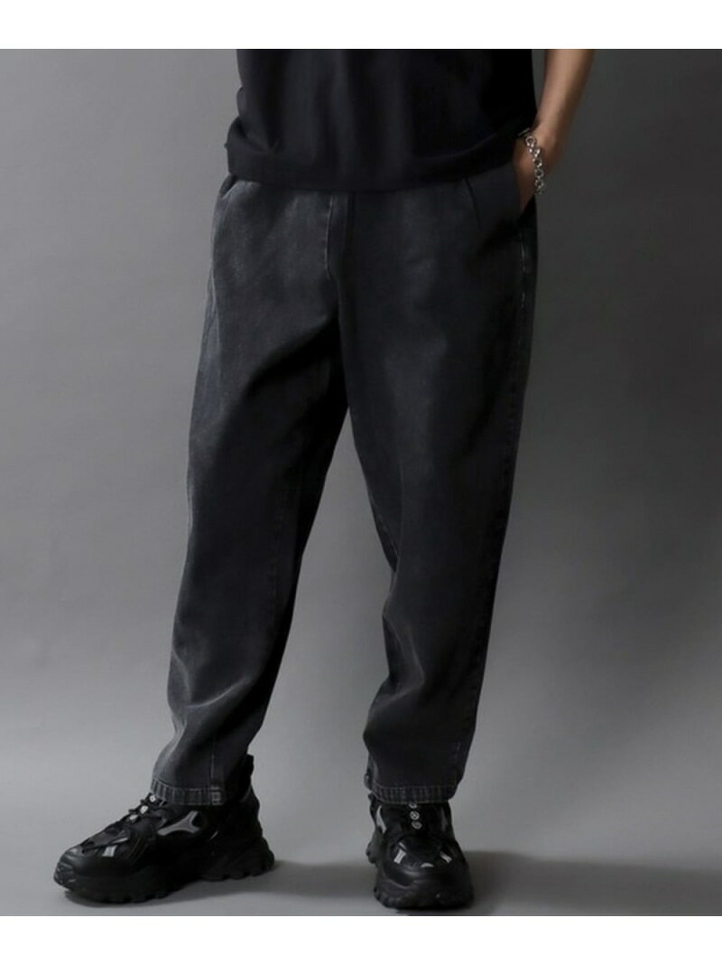 【SALE／20%OFF】SITRY ワイドパンツ メンズ ワンタック ツイル イージーパンツ シェフパンツ シトリー パンツ チノパンツ ベージュ ブラウン ネイビー ブルー ホワイト カーキグリーン グレー ブラック パープル レッド【RBA_E】【先行予約】*